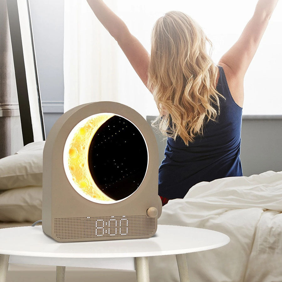 "Moon" Elektrikli Saatli Çalar Saat