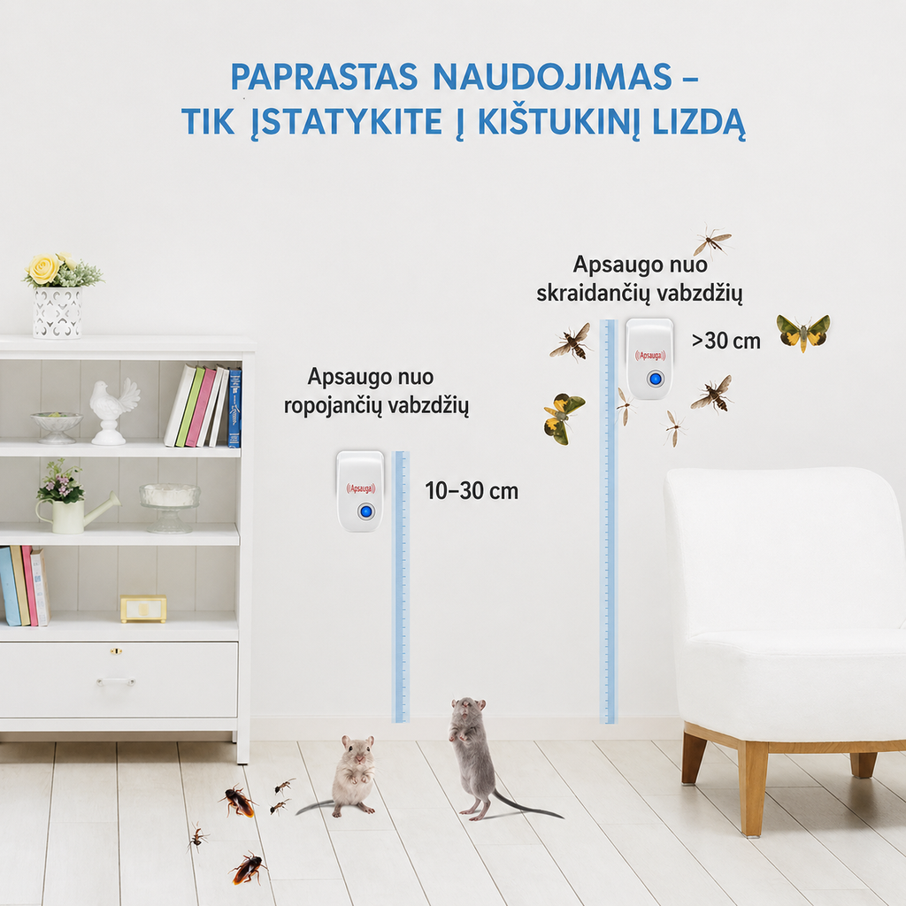 Ultrasonik Kemirgen Kovucu