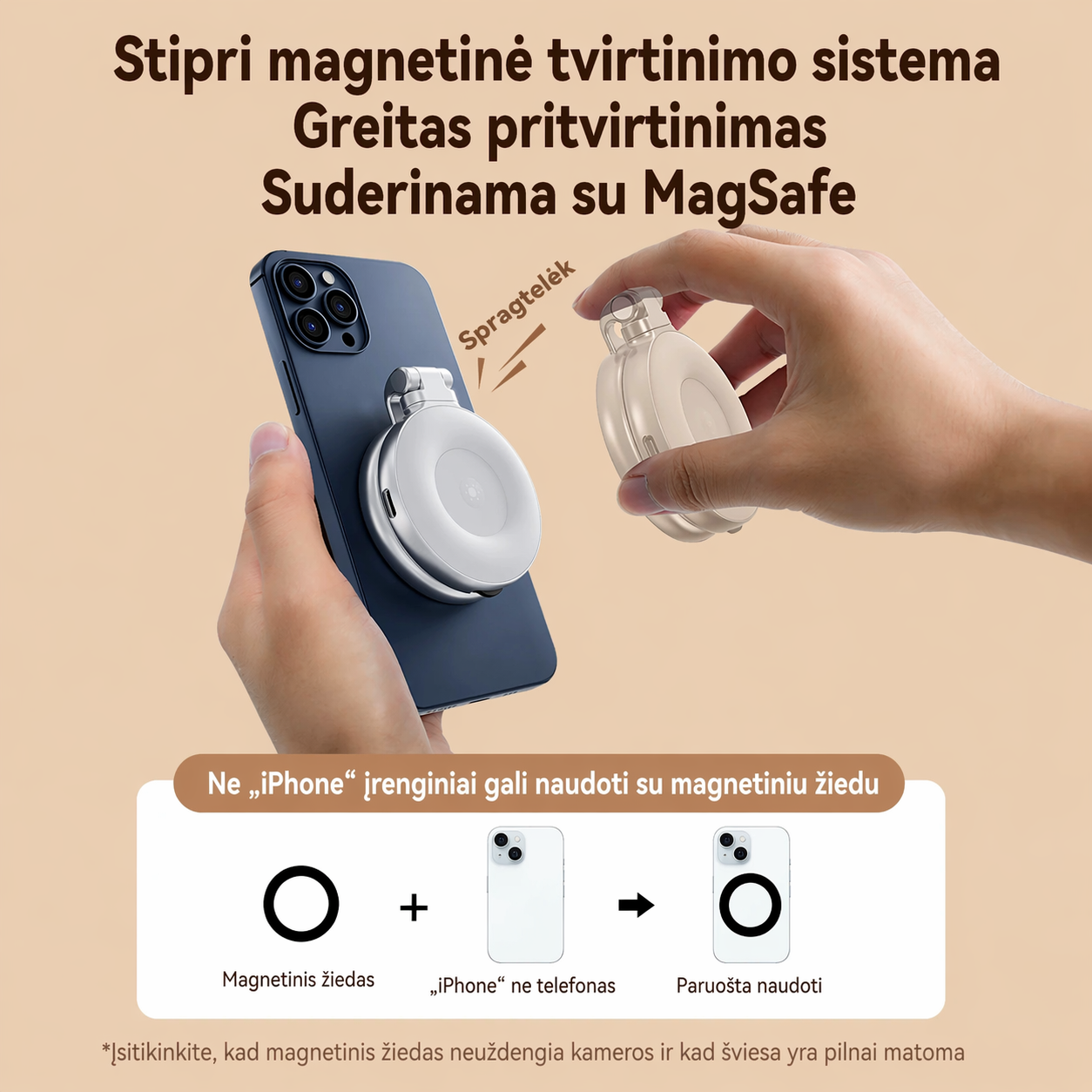 TELESIN Manyetik Akıllı Telefon Işığı – Görüntülerinizin Kalite Sırrı!