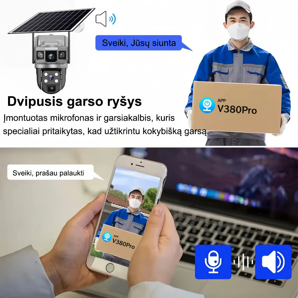 Alarm özellikli kablosuz Wifi kamera