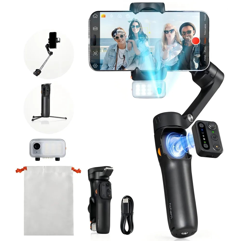 Hohem V3 Akıllı Telefon Sabitleyici – Çekimlerinizi Profesyonel Yapın!