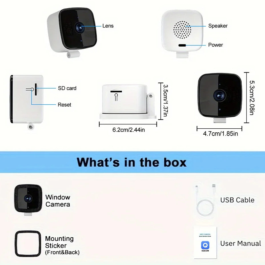 Akıllı Wi-Fi Kamera + 64 GB hafıza kartı hediye