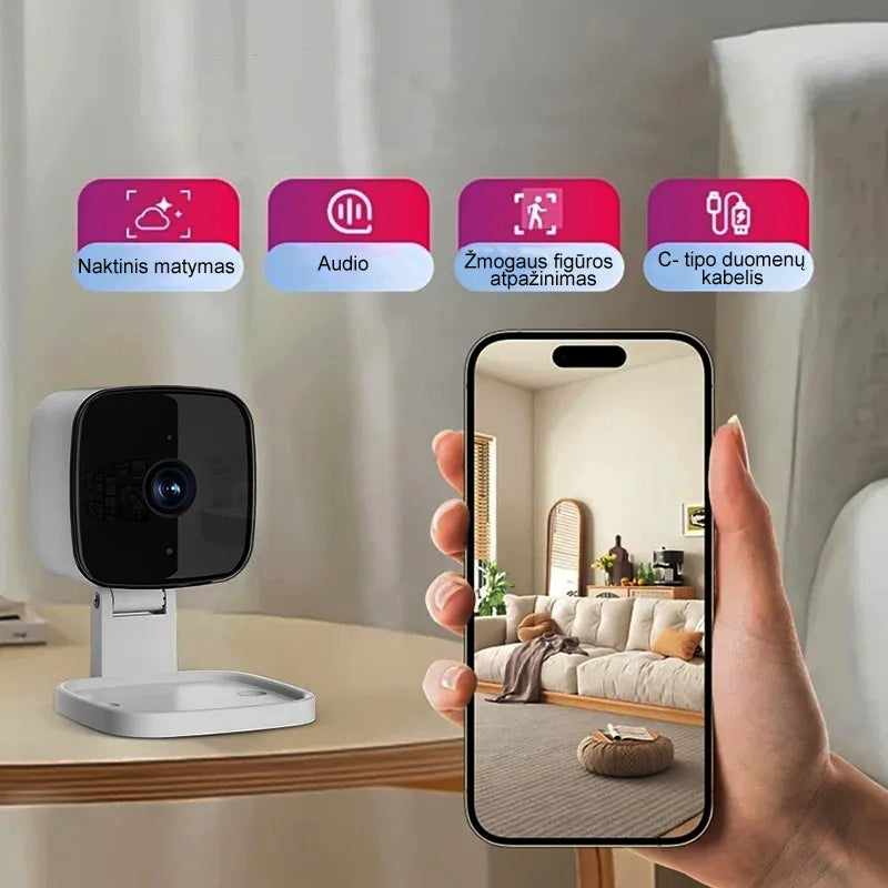 Akıllı Wi-Fi Kamera + 64 GB hafıza kartı hediye